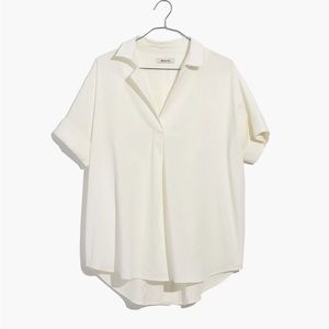 Madewell white Courier top